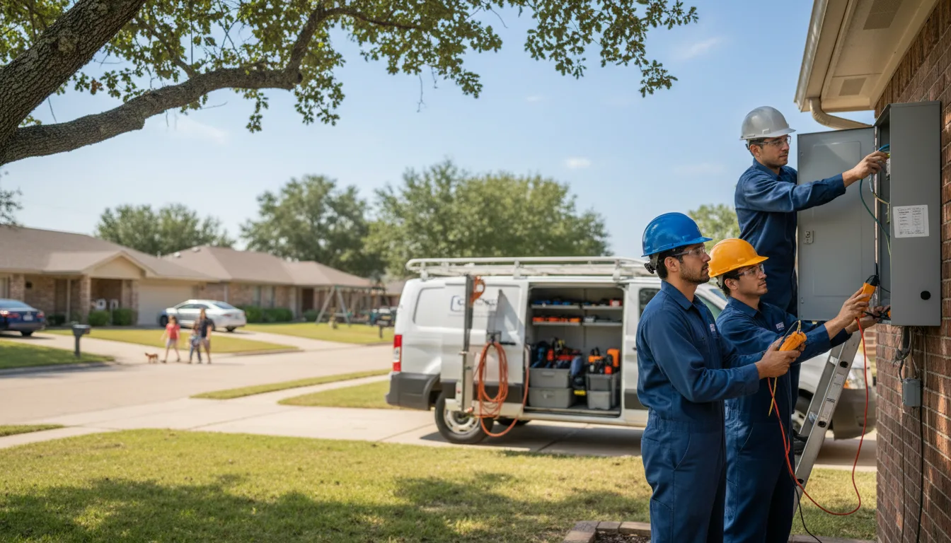 Certified electrician providing emergency electrical services in Anita, IA